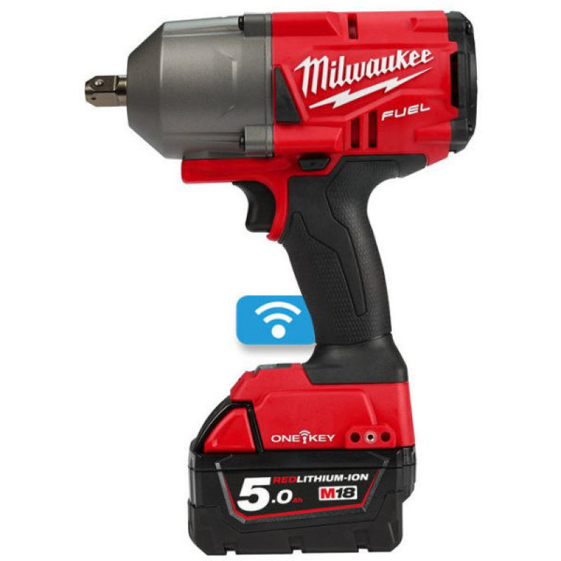 Аккумуляторный импульсный гайковерт Milwaukee M18 FUEL ONEFHIWP12-502X ONE-KEY Аккумуляторный импульсный гайковерт Milwaukee M18 FUEL ONEFHIWP12-502X ONE-KEY
