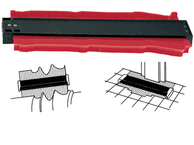 Шаблон профильный пластинчатый, часть 'В', 255*40мм, 707147