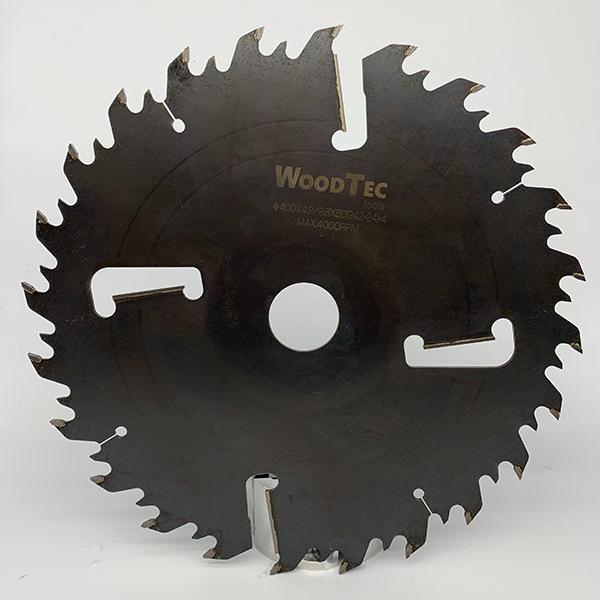 Пила дисковая Ø400 х 50 х 4,2/2,8 Z = (24 + 24) + 4 WoodTec