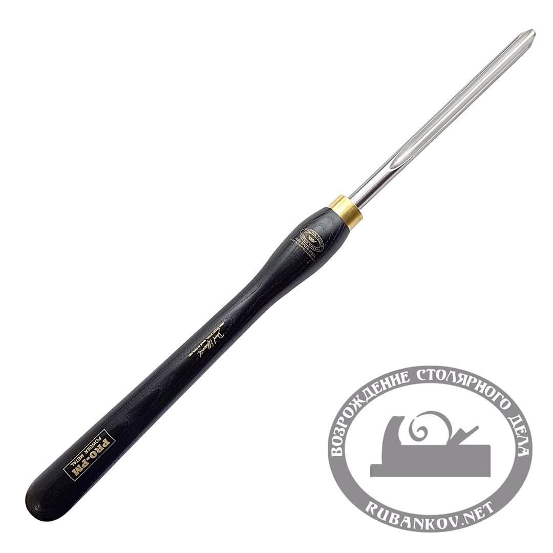 Резец токарный Crown PM, Bowl Gouge 'Ellsworth', 13мм, рукоять 406мм