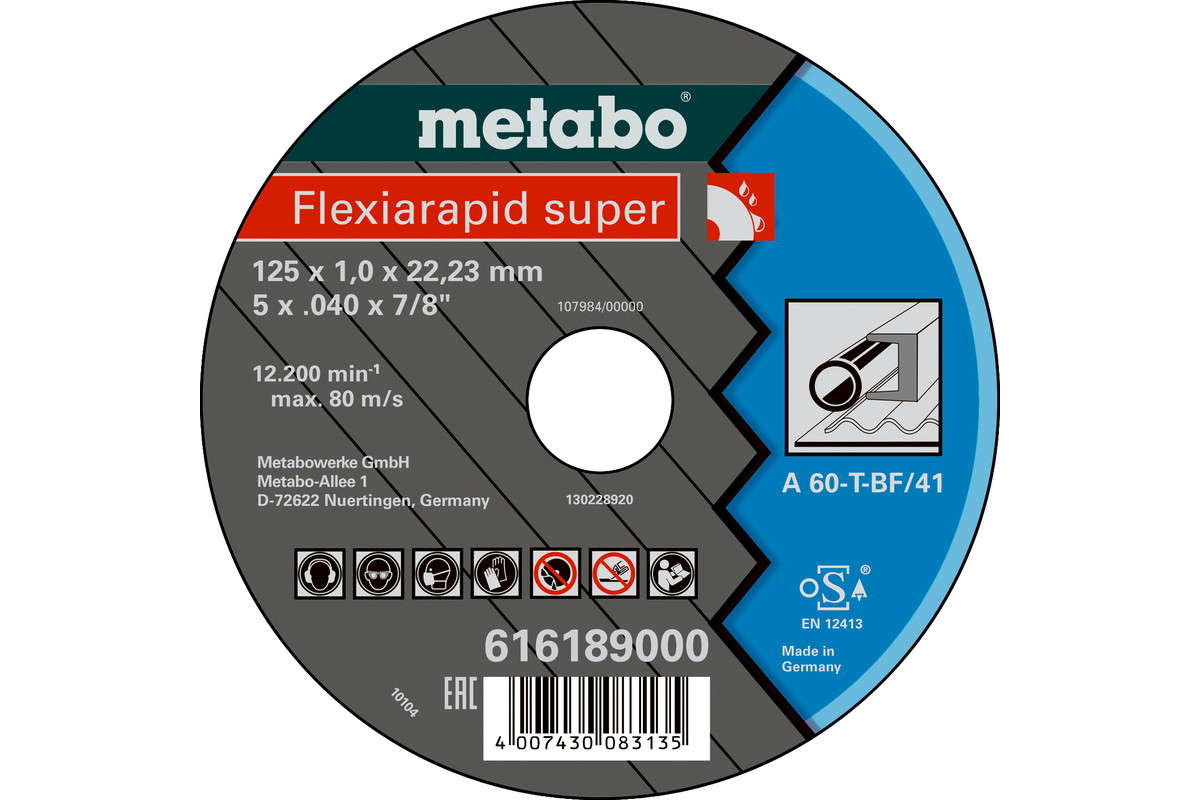 Flexiarapid super 125x1,6x22,23, сталь, TF 41 (616192000)  