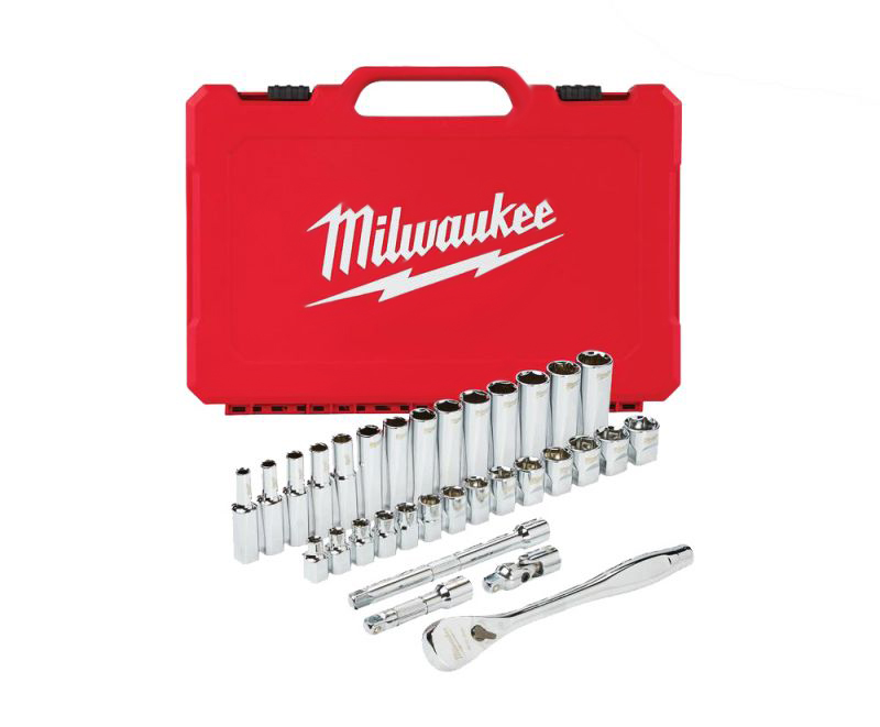 НАБОР МЕТРИЧЕСКИХ ГОЛОВОК С ТРЕЩОТКОЙ 3/8 ДЮЙМА (32 ПР.) 4932464945 НАБОР МЕТРИЧЕСКИХ ГОЛОВОК С ТРЕЩОТКОЙ 3/8 ДЮЙМА (32 ПР.) 4932464945