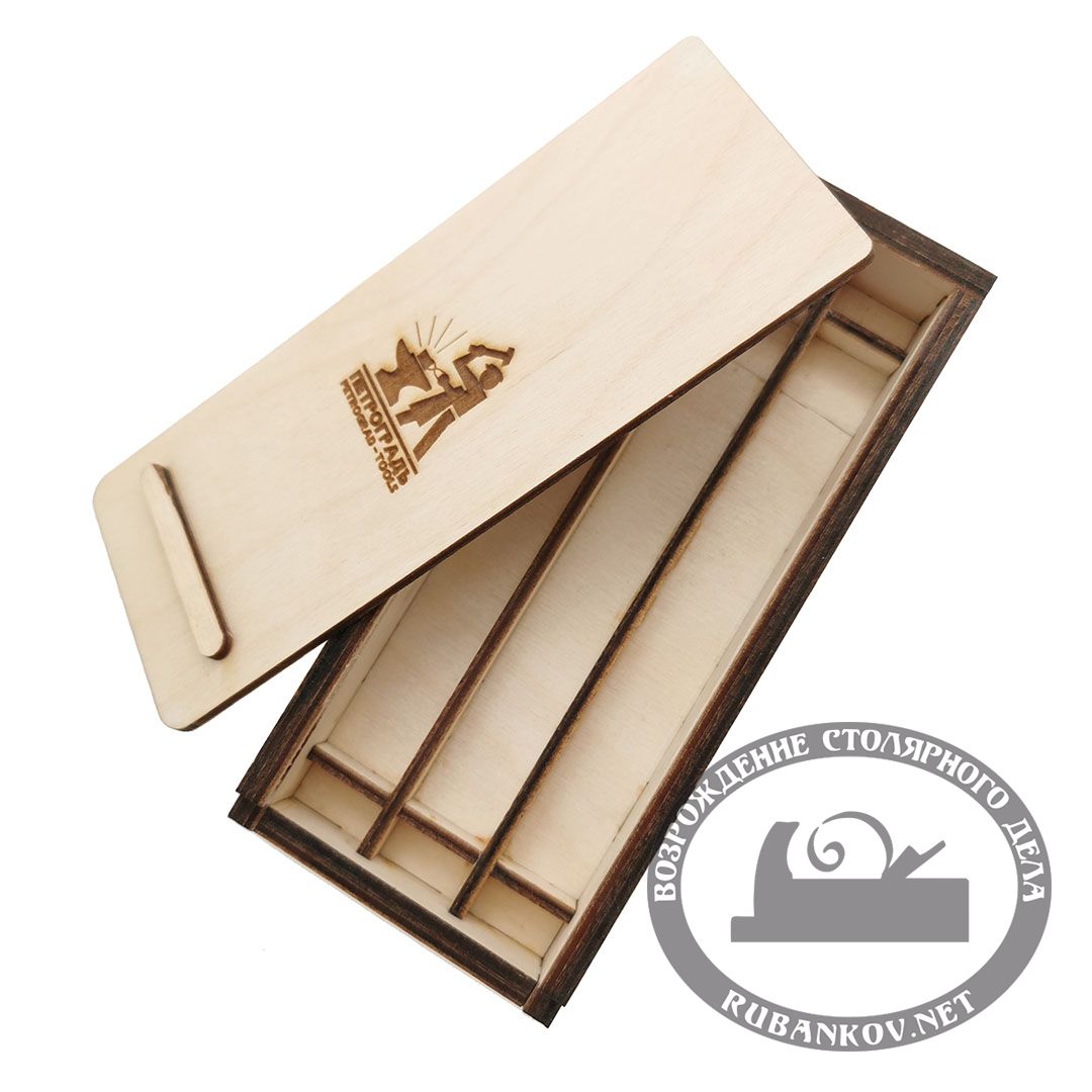 Ящичек для абразивов 120*15мм, 3 ячейки