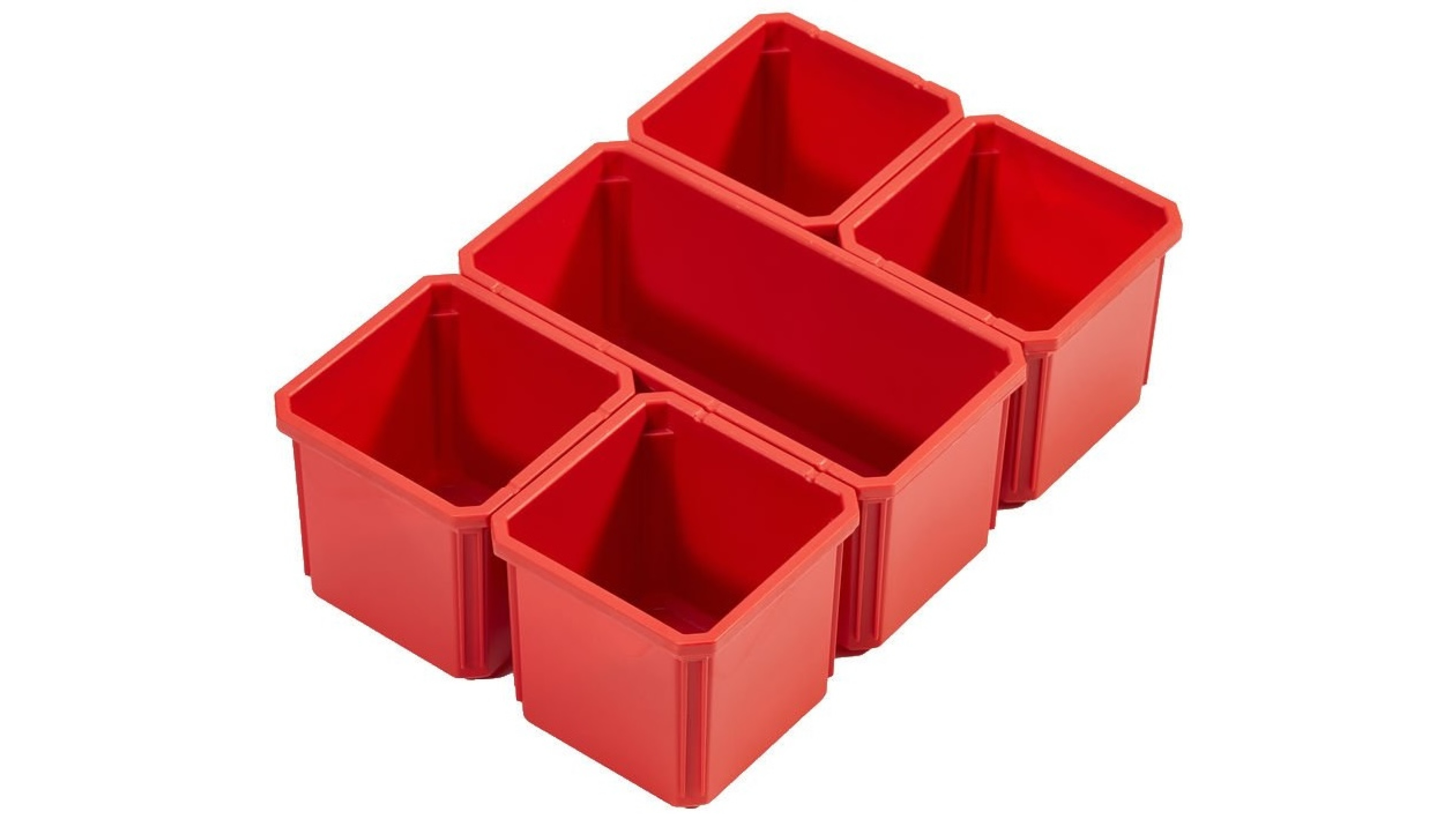 Ячейки для органайзеров 5шт Milwaukee PACKOUT (1 большая, 4 маленьких) Ячейки для органайзеров 5шт Milwaukee PACKOUT (1 большая, 4 маленьких)