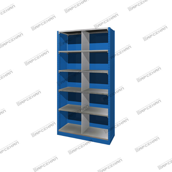 Модуль закрытый с 6 полками и с 5 разделительными стенками