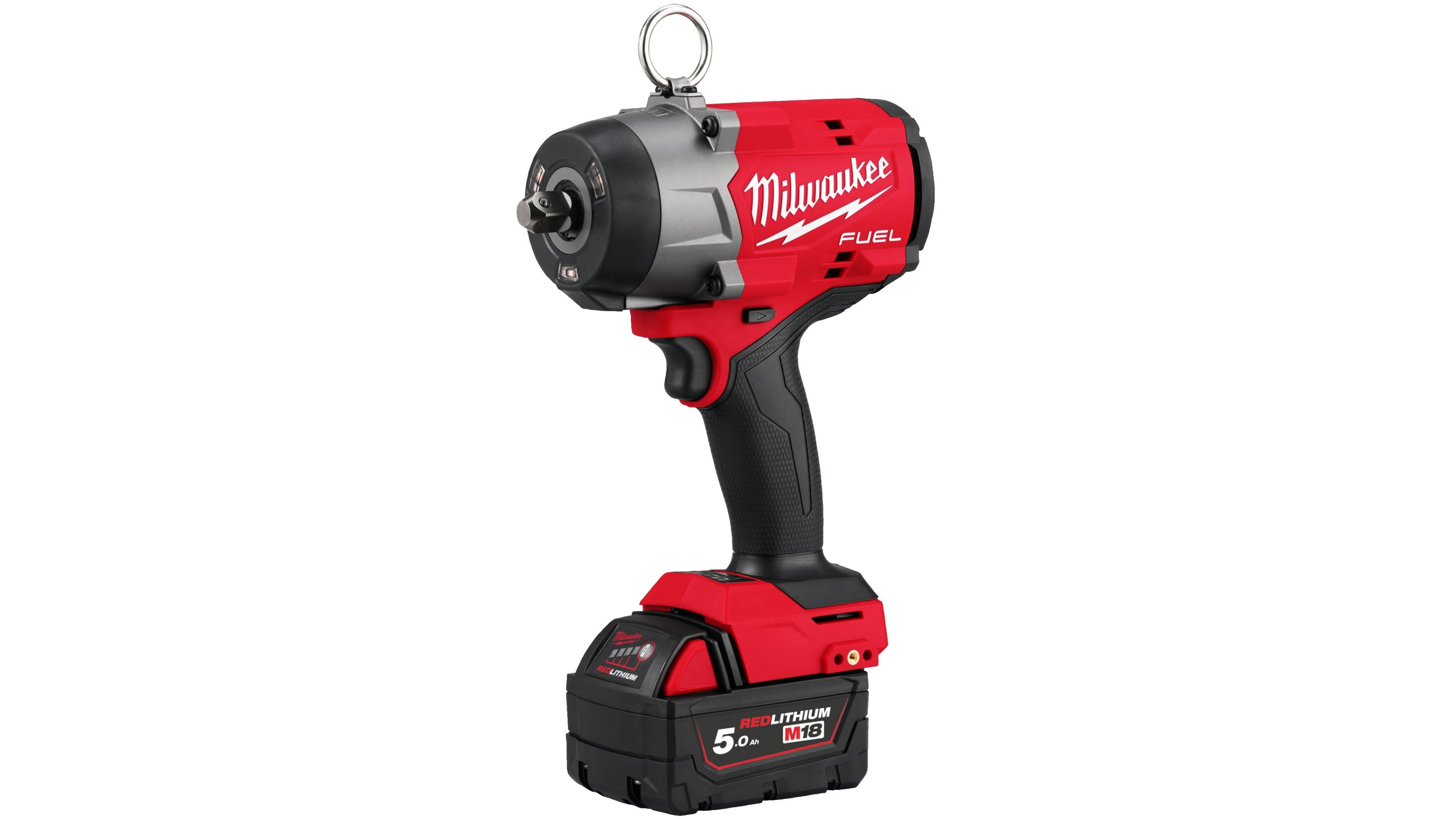 Аккумуляторный высокомоментный импульсный гайковерт с фиксацией пином Milwaukee M18 FUEL FHIW2P12-502X Аккумуляторный высокомоментный импульсный гайковерт с фиксацией пином Milwaukee M18 FUEL FHIW2P12-502X