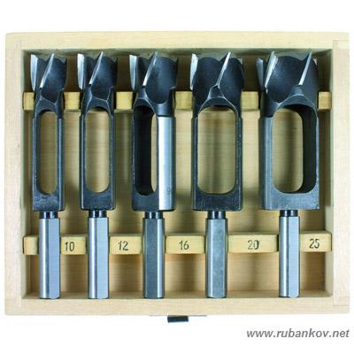 Свёрла 'пробочные' 10/25мм, 5шт, 701870