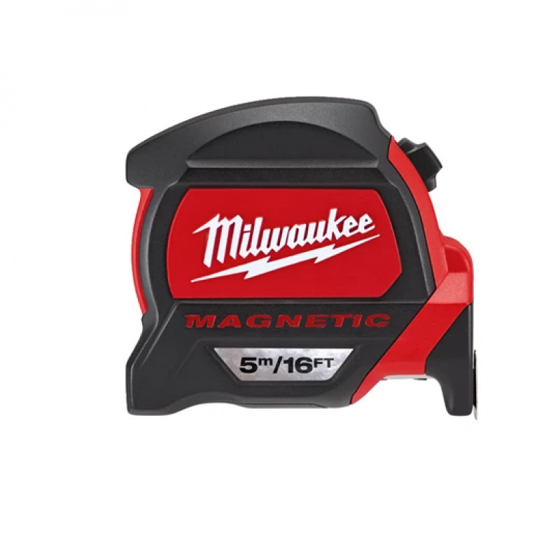Рулетка Milwaukee ПРЕМИУМ магнитная 5м-16фт / ширина 27мм Рулетка Milwaukee ПРЕМИУМ магнитная 5м-16фт / ширина 27мм