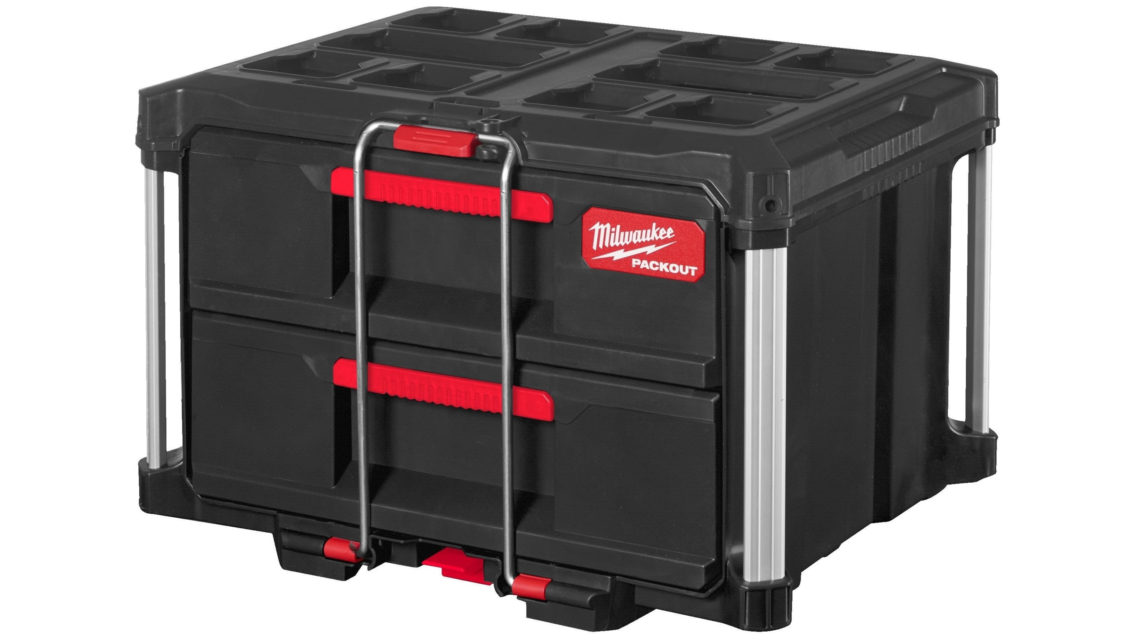 Ящик Milwaukee PACKOUT с 2-мя выдвижными отсеками Ящик Milwaukee PACKOUT с 2-мя выдвижными отсеками