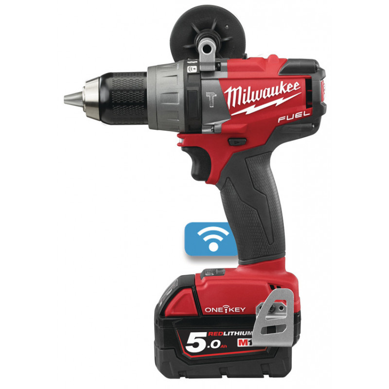 Аккумуляторная ударная дрель - шуруповерт Milwaukee M18 FUEL ONEPD-502X ONE-KEY Аккумуляторная ударная дрель - шуруповерт Milwaukee M18 FUEL ONEPD-502X ONE-KEY