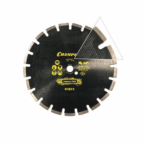 Диск алмазный CHAMPION асфальт PRO Asphafight, С1611 - Championtool