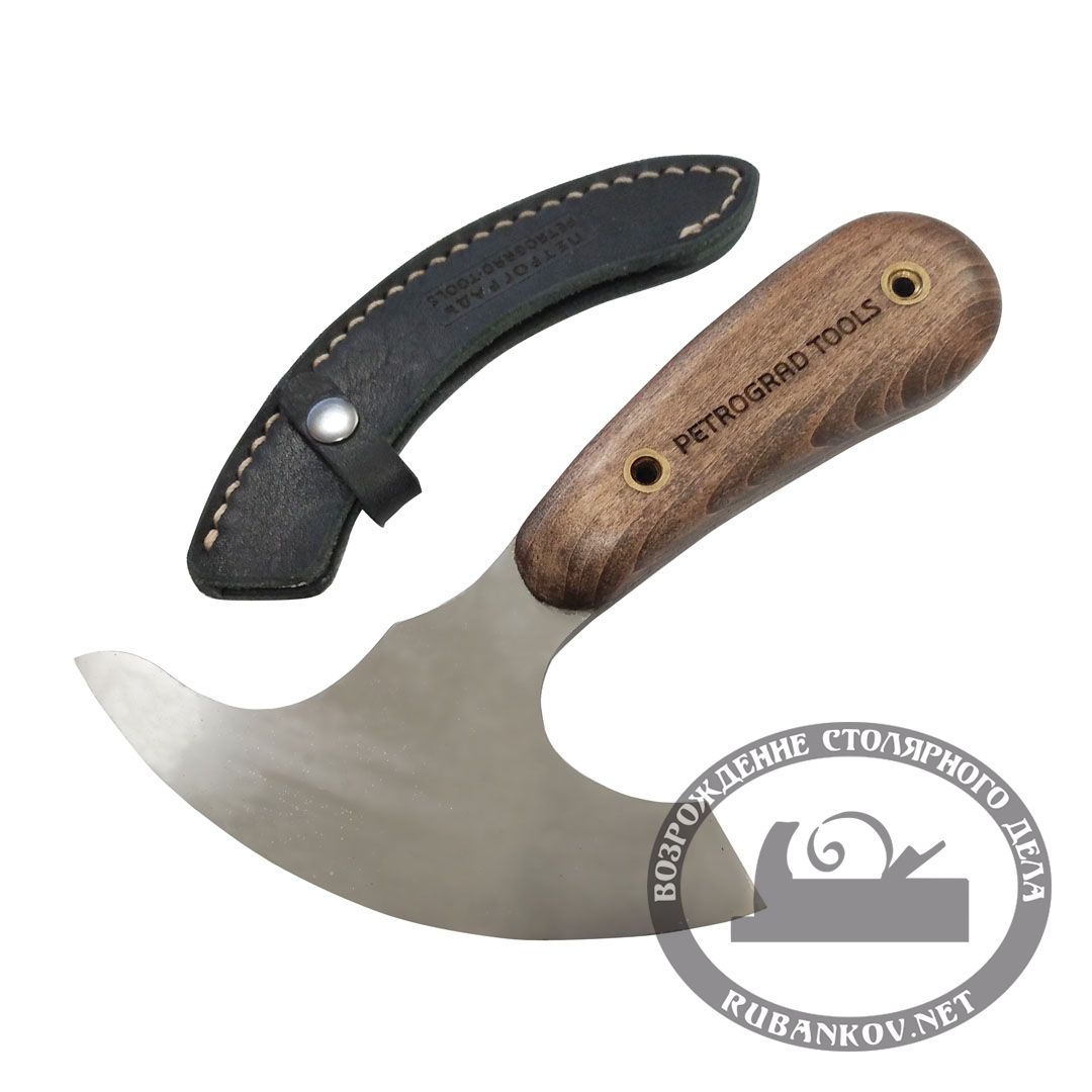 Нож раскроечный ПЕТРОГРАДЪ, модель 3, правая заточка, в чехле