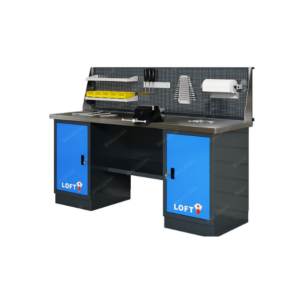 Верстак LOFT 1,9м с 2 верстачными тумбами