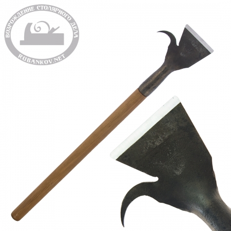 Окорочная (скобельная) лопатка N3, 100мм, прямая РК, с крюком