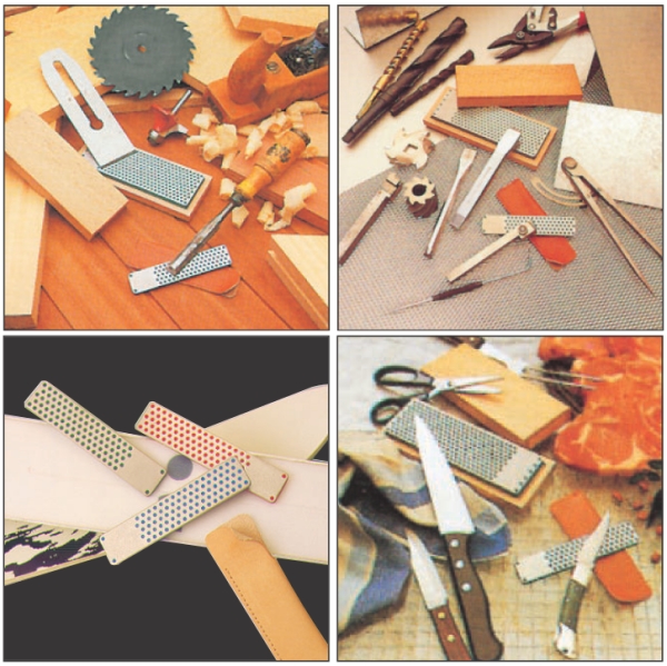 Точильный камень (очень мелкое зерно D=15) в кож. чехле 115x25x3мм CMT DSS-115E