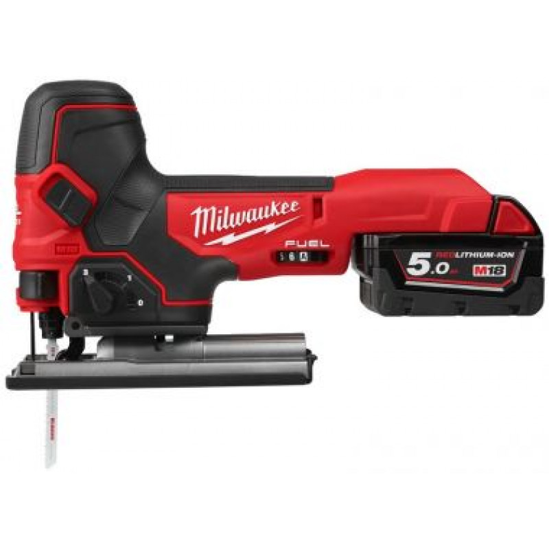 Аккумуляторный лобзик Milwaukee M18 FBJS-502X FUEL (Li-Ion5Ач) Аккумуляторный лобзик Milwaukee M18 FBJS-502X FUEL (Li-Ion5Ач)