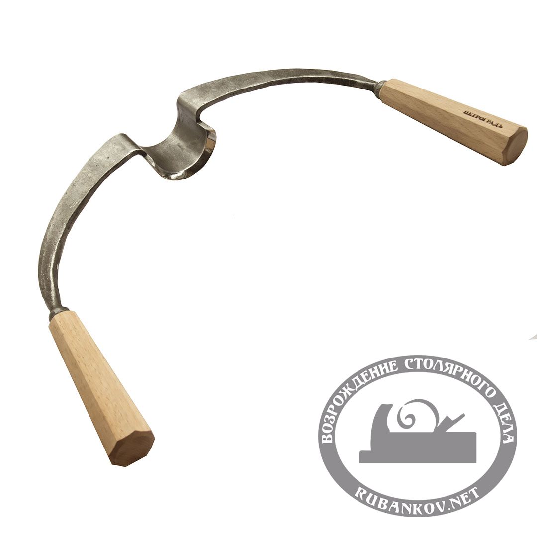 Скобель ПЕТРОГРАДЪ  N7, для подчистки пазов в брёвнах (Meddragskniv)