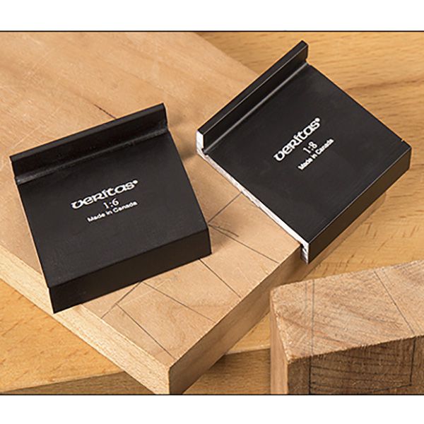 Шаблоны угловые Veritas Dovetail Marker, 1:6 и 1:8, 2 штуки