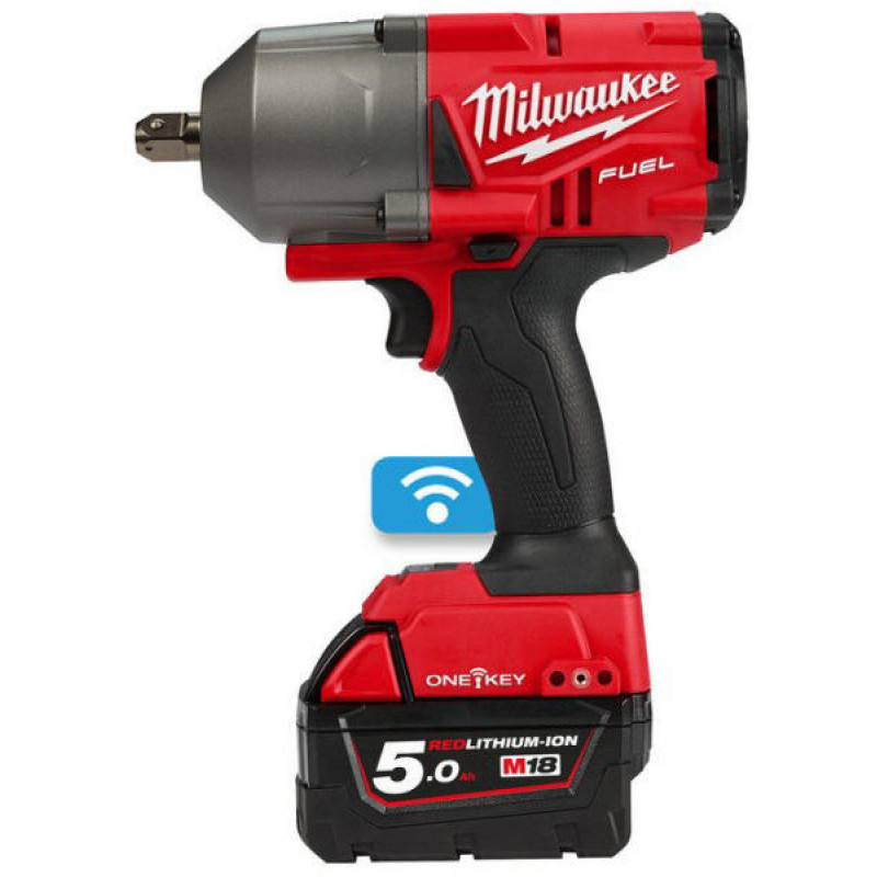 Аккумуляторный импульсный гайковерт Milwaukee M18 FUEL ONEFHIWF12-502X ONE-KEY Аккумуляторный импульсный гайковерт Milwaukee M18 FUEL ONEFHIWF12-502X ONE-KEY
