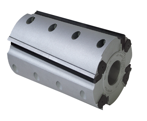 Фрезерные головки для строгальных станков с системой ISOprofil и разнонаправленными углами режущих кромок TM28M