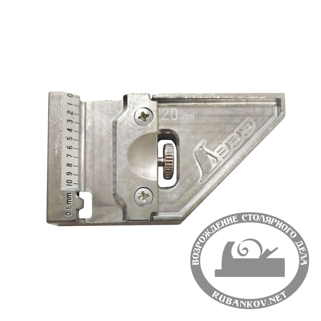 Упор для  плоских угольников Shinwa шириной до 20мм, металлический