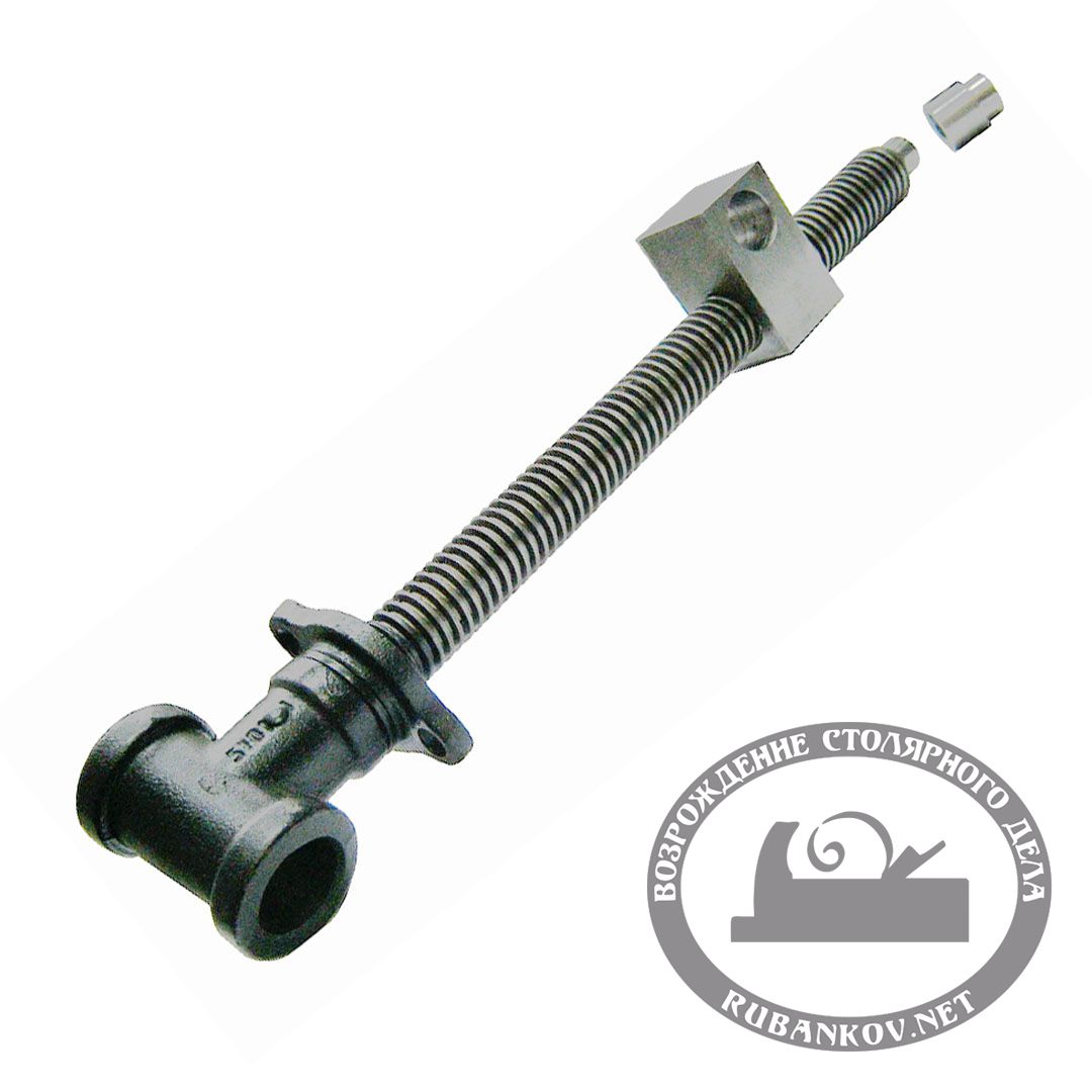 Винт для верст. тисков с сухарём, D28мм, 440/330мм