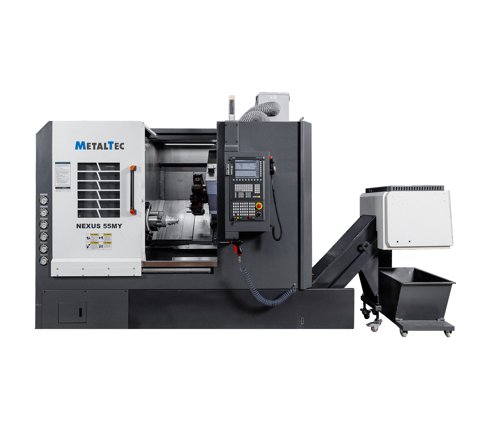 MetalTec NEXUS 55MLY - Токарный станок ЧПУ с наклонной станиной