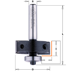 Фреза четвертная (нижн. подш.), смен.ножи HM Z2 S=12,7 D=34,9x12 RH CMT 660.351.11