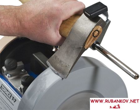 Насадка на заточной станок Tormek, для заточки топоров