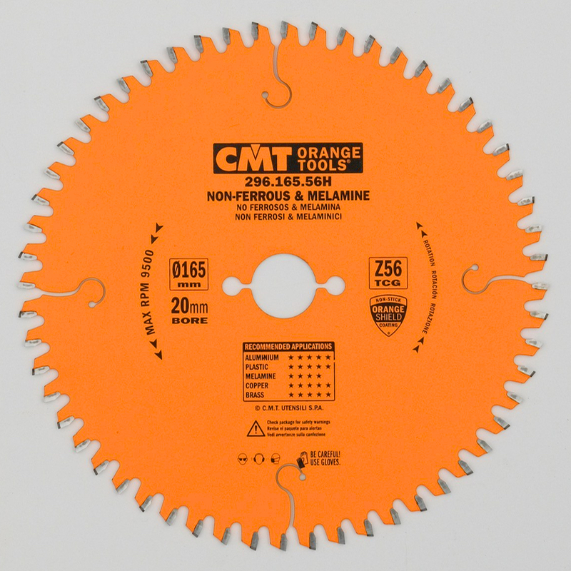 Диск пильный 165X20X2,2/1,6 -6° TCG Z=56 артикул 296.165.56H