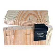 Шаблон угловой Veritas Dovetail Saddle Marker, 1:6, для мягкой древесины