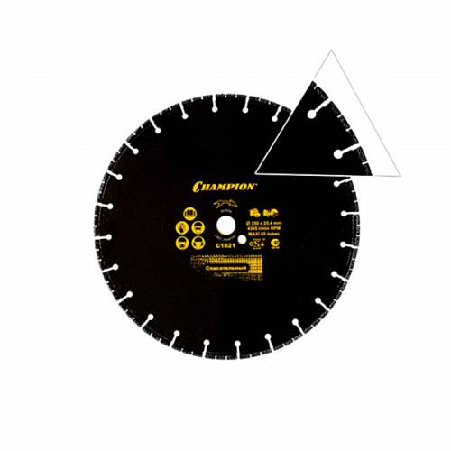 Диск алмазный CHAMPION спасательный PRO V-tech Multi Purpose, С1621 - Championtool