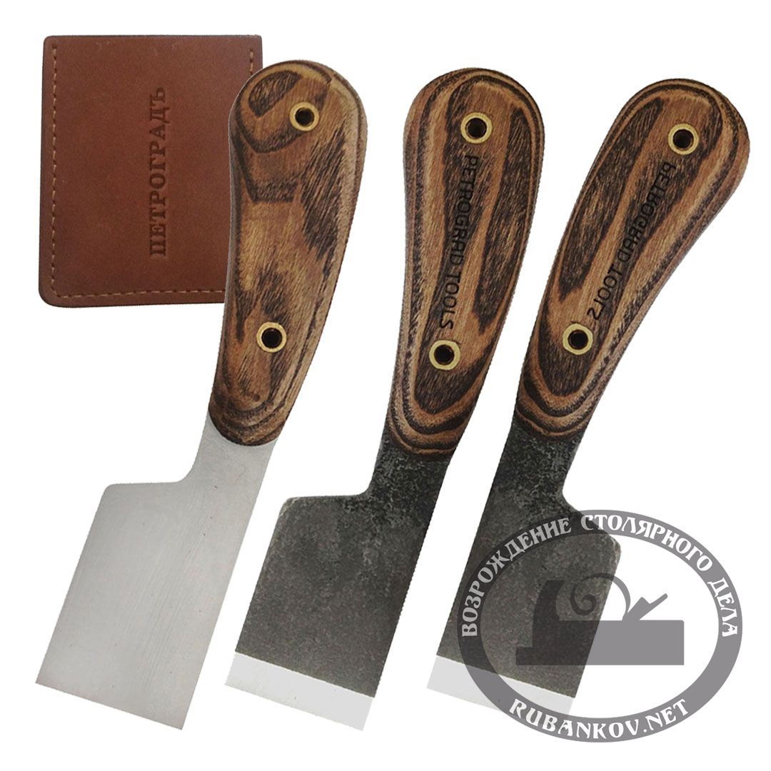 Нож шорный ПЕТРОГРАДЪ, модель 4, двусторонняя заточка