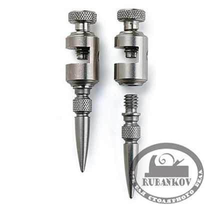 Иглы для циркуля, Veritas Trammel Points, с чертилкой, 2 штуки