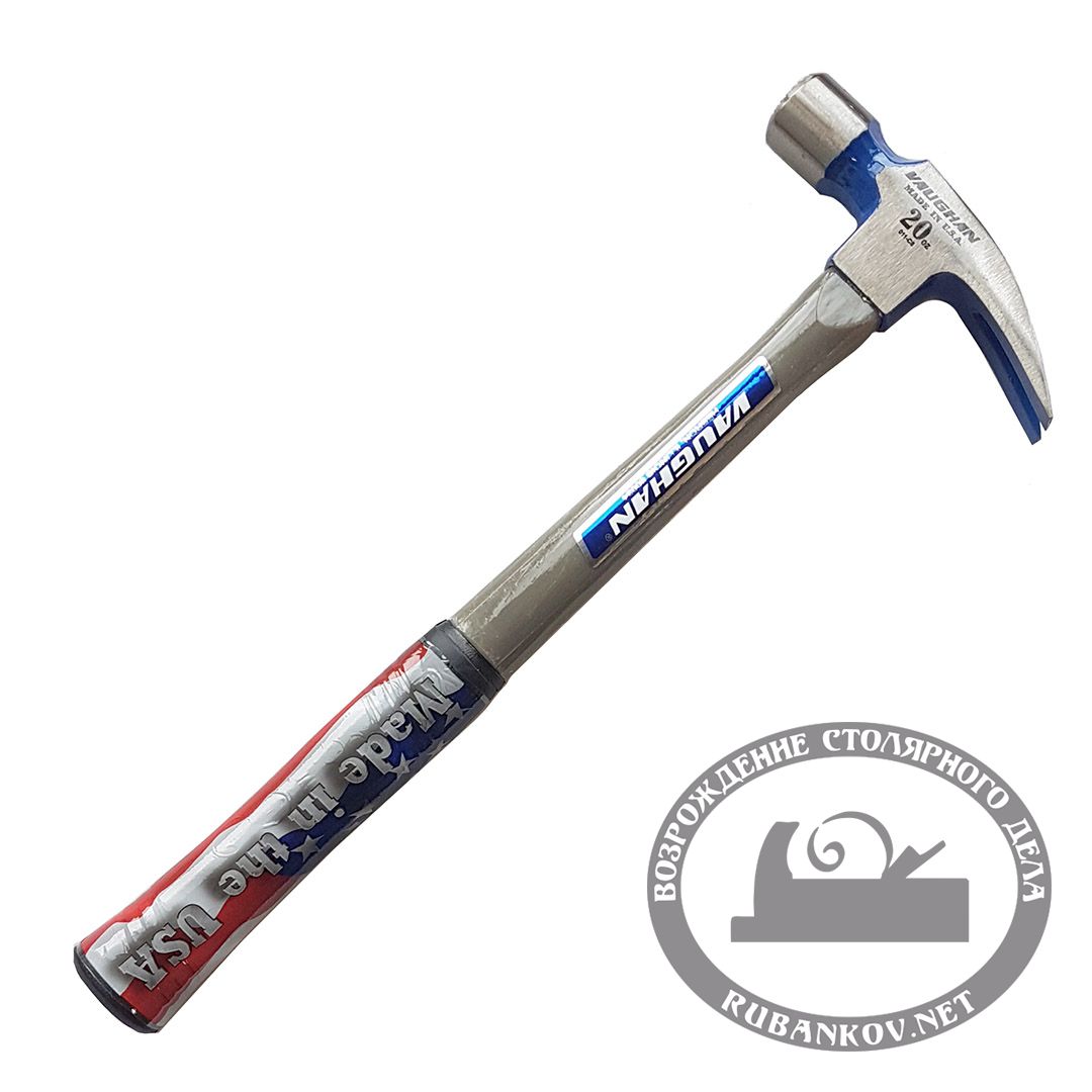 Молоток Vaughan плотницкий FS999ML, 567гр (20oz), 410мм, резиновая рукоять
