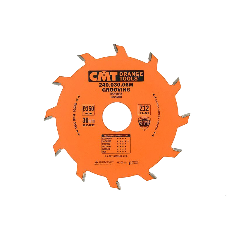 Диск пильный 150x30x3,0/2,0 15° FLAT Z=12 CMT 240.030.06M