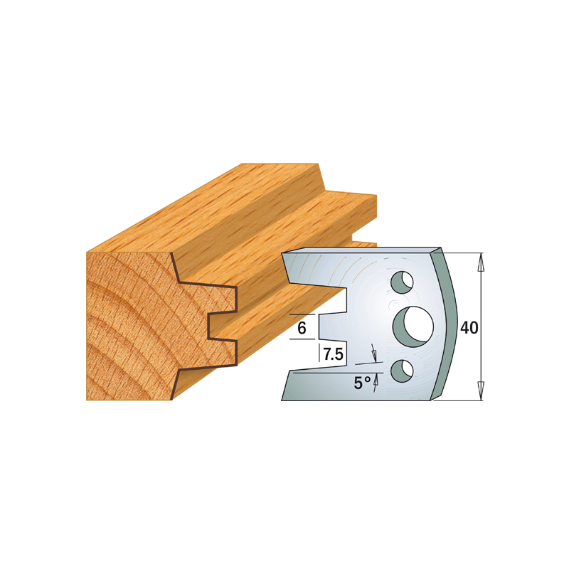 Комплект из 2-х ножей 40x4 SP CMT 690.113