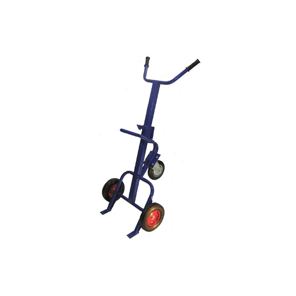 Тележка трехколесная для транспортировки двухсотлитровой бочки