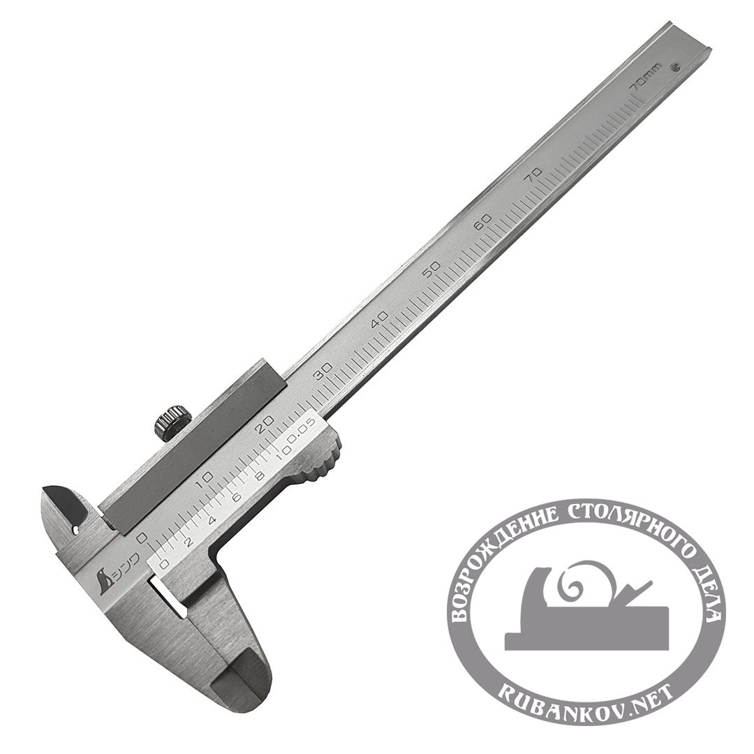 Штангенциркуль нониусный, Shinwa,  70мм