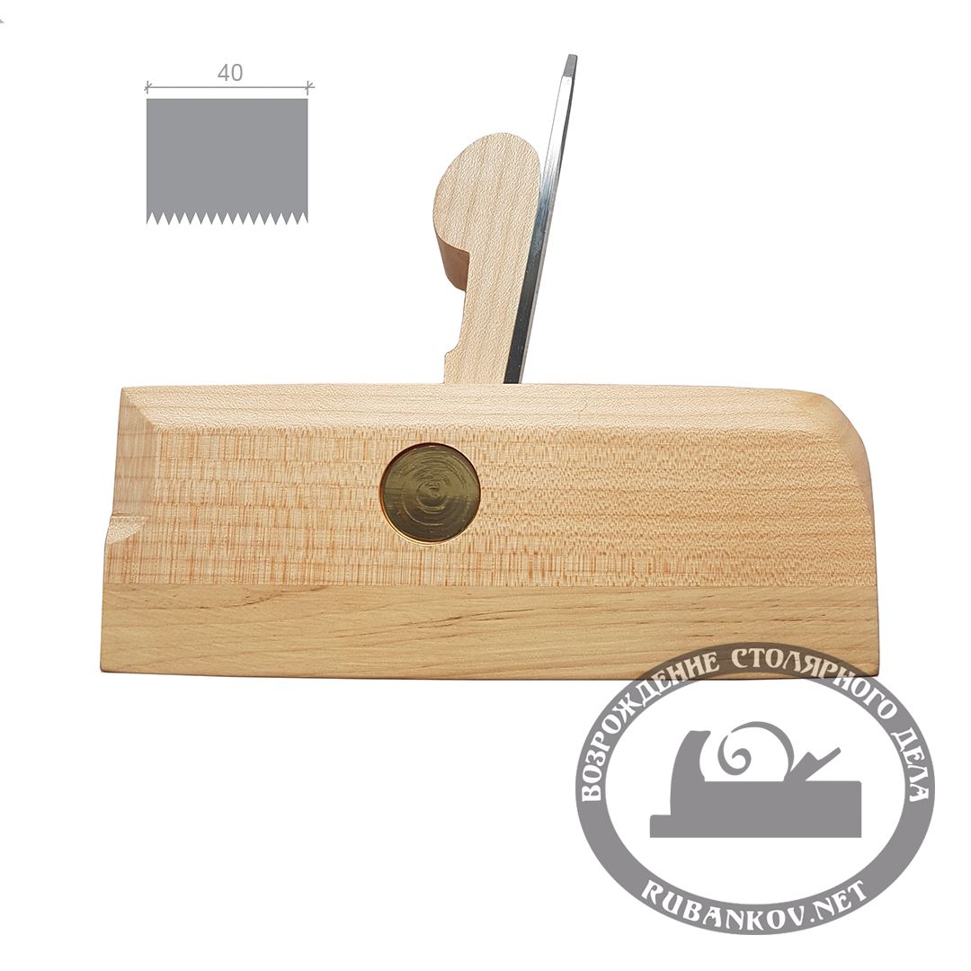 Рубанок-цинубель ПЕТРОГРАДЪ, 40мм/176мм/80градусов