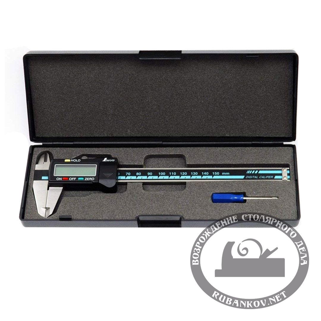 Штангенциркуль цифровой 150мм, Shinwa, 19975