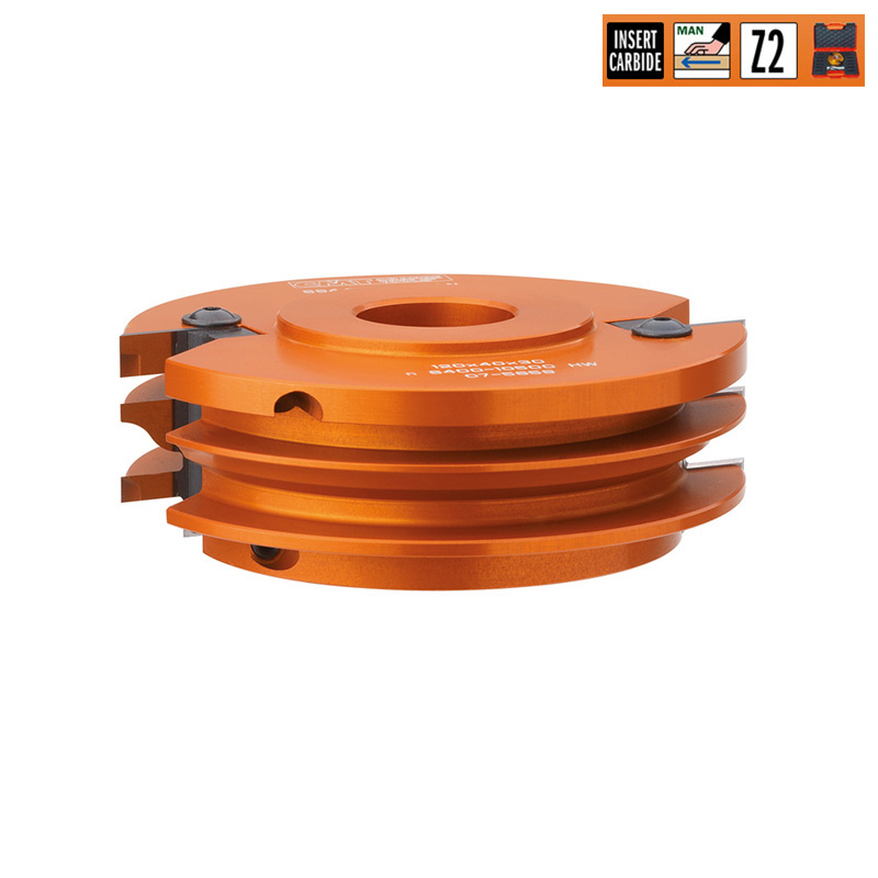 Фреза мебельная F=30 D=130x40x30 насадная (алюм.) смен.ножи HM (кейс) CMT 694.014.30