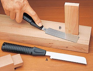 Пила Veritas Flush-Cutting Saw, супергибкая двустороняя, для срезания пробок