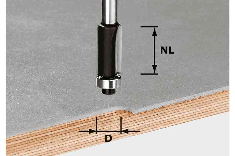 Пригоночная фреза HW S8 D12,7/NL25