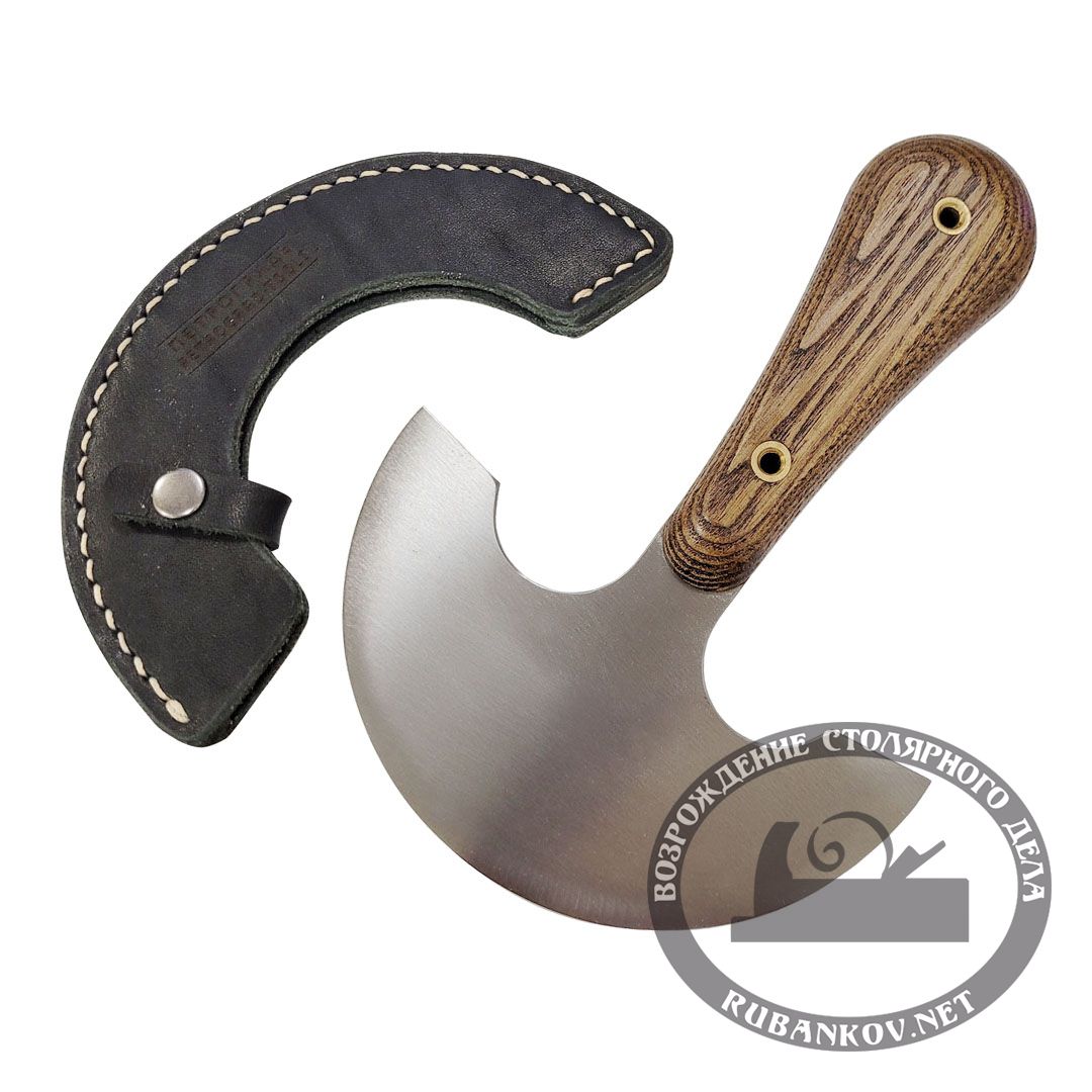 Нож раскроечный ПЕТРОГРАДЪ, модель 1, односторонняя заточка, в чехле