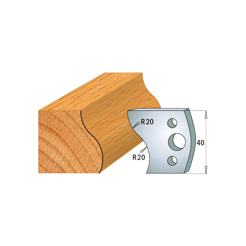 Комплект из 2-х ножей 40x4 SP CMT 690.009