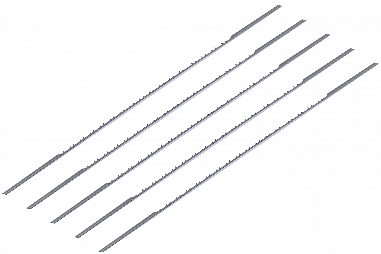 Пилки лобзиковые по дереву 1,1х0,36х130мм, 11 TPI, 5 шт. без штифтов