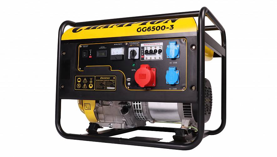 Бензиновый генератор CHAMPION GG6500-3 Бензиновый генератор CHAMPION GG6500-3