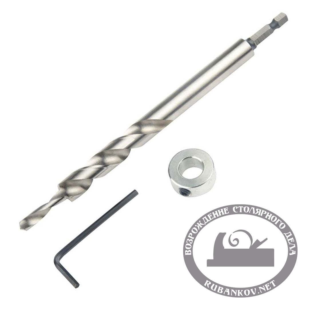 Сверло ступенчатое HSS для Kreg Jig