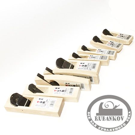 Рубанки яп. Mini, белый дуб, 9штук, в кейсе